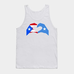 We Heart Puerto Rico & Somalia Patriot Flag Series Tank Top